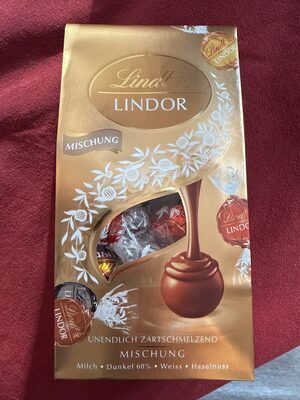 Lindt Lindor Beutel Mischung Gold 99g