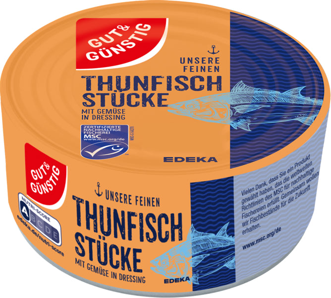 MSC G&G Thunfischstücke mit Gemüse in Dressing 185g