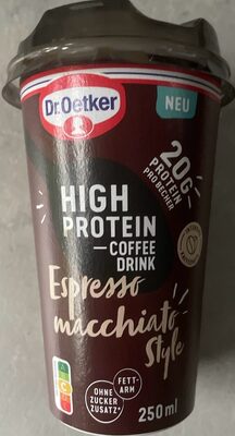 Dr.Oetker High Protein Coffee Drink Espresso Macchiato 250ml