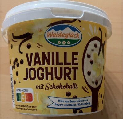 Weideglück Vanille Joghurt mit Schokoballs 800g