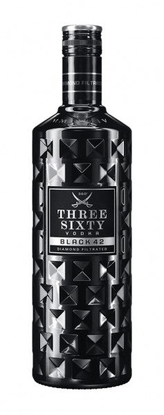 Three Sixty Vodka Black 42% 0,7l