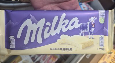 Milka Weiße Schokoladentafel 90g