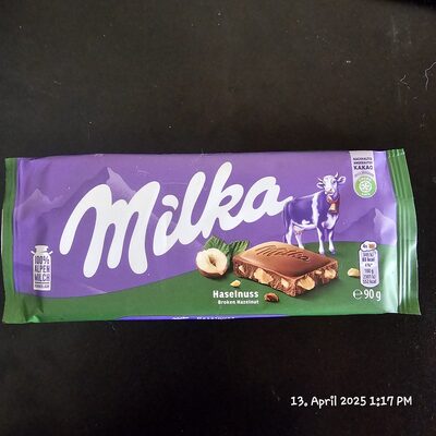 Milka Haselnuss 90g