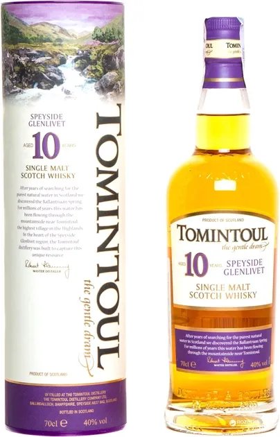 Tomintoul 10 Years 40% 0,7l