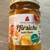 Bio Zwergenwiese Pfirsiche halb 340g