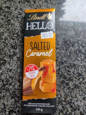 Lindt Hello Tafel Salted Caramel Präsent Promotion 100g
