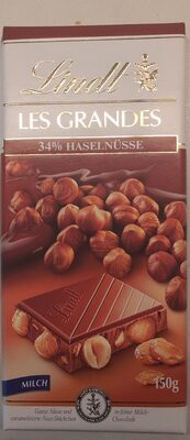 Lindt Les Grandes Haselnüsse Milch 150g
