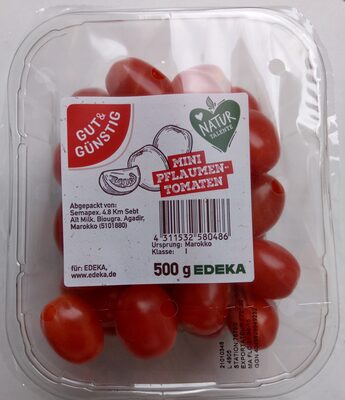 GUT&GÜNSTIG Mini Pflaumen Tomaten Marokko Klasse I 500g TopSeal