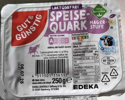 GUT&GÜNSTIG Magerquark laktosefrei 250g VLOG