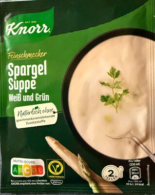 Knorr Feinschmecker Spargel Suppe weiß und grün für 500ml