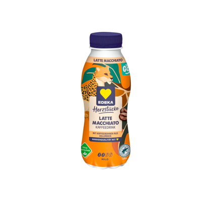 EDEKA Herzstücke Kaffeedrink Latte Macchiato Kolumbien 330ml VLOG DPG