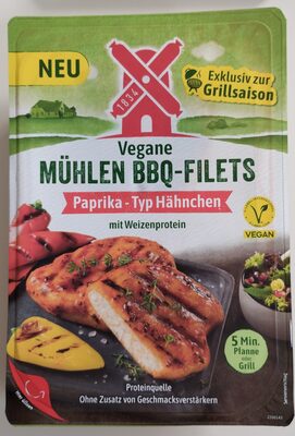 Vegane Mühlen BBQ-Filets Paprika Hähnchen 170g