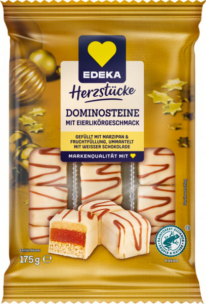 EDEKA Herzstücke Dominosteine Eierlikör 175g