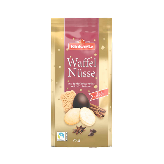 Kinkartz Waffelnüsse Spekulatius Vollmilch teilschokoliert 250g