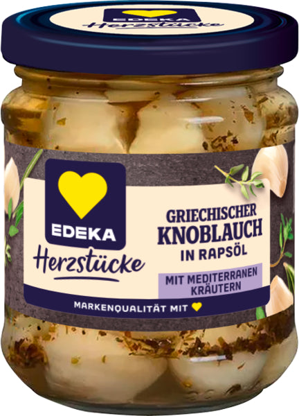 EDEKA Herzstücke Knoblauch in Kräuter Marinade 185g