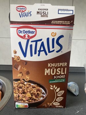 Dr.Oetker Vitalis Knuspermüsli Schoko 1,25kg