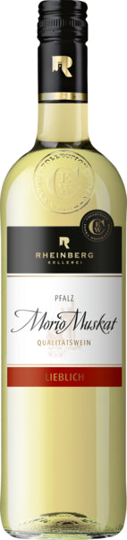 Rheinberg Kellerei Pfalz Morio Muskat QbA lieblich 0,75l