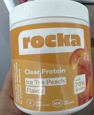 Rocka Nutrition Clear Protein Ice Tea Peach 180g
