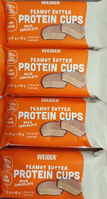 Weider Protein Peanut Cups 2x21g