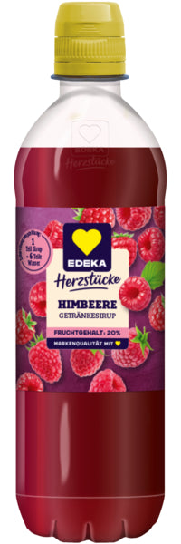 EDEKA Herzstücke Sirup Himbeere 0,5l