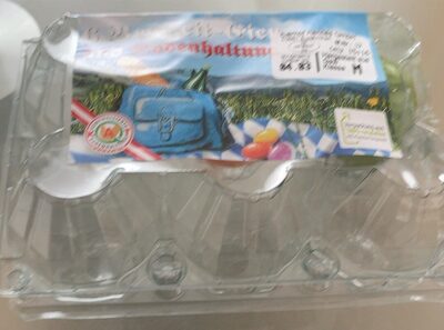Bunte Eier Bodenhaltung Huhn&Hahn marmoriert M 6ST