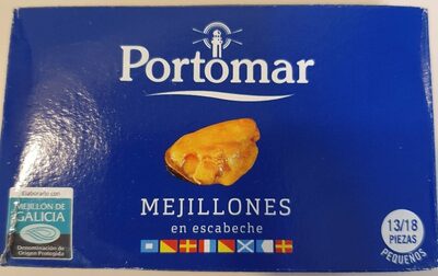 Portomar Spanische Muscheln in pikanter Sauce 111g