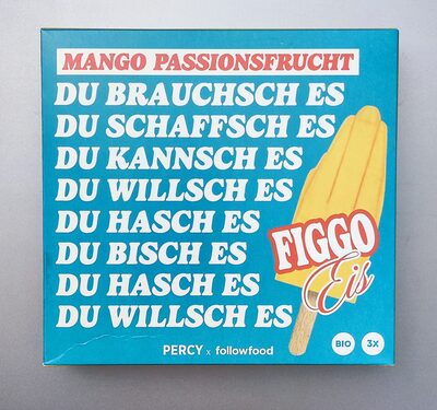 Bio Followfood Stieleis Passionsfrucht Mango Figgo 195ml