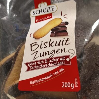 Schulte Schoko Biskuitzungen Zartbitter 200g