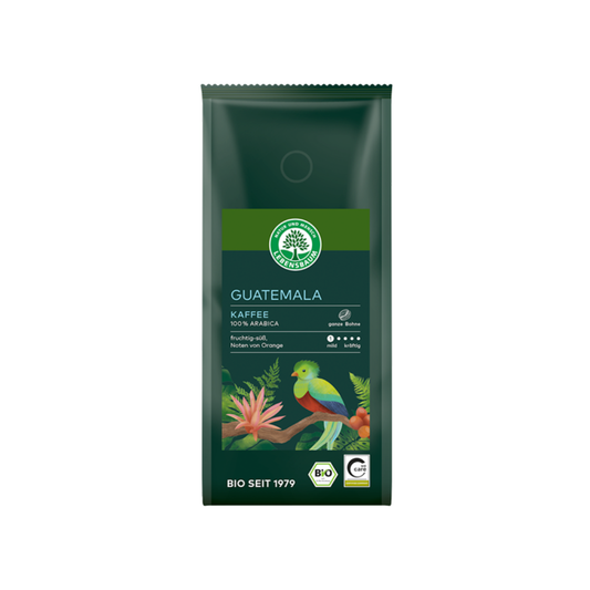 Bio Lebensbaum Guatemala Kaffee ganze Bohne 250g