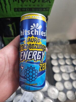 Hitschies Saure Drachenzungen Energy Zero Blau 0,25l DPG