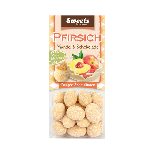Odenwälder Marzipan Pfirsich Mandel Dragees 100g