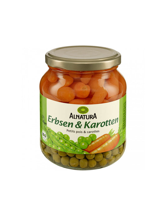 Bio Alnatura Erbsen und Möhren 340g