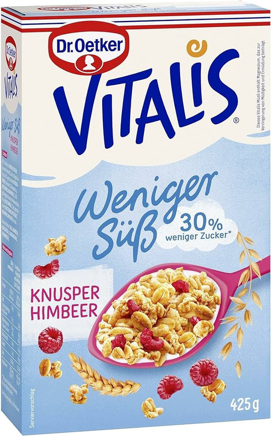 Dr.Oetker Vitalis Knusper Früchte weniger süß 500g