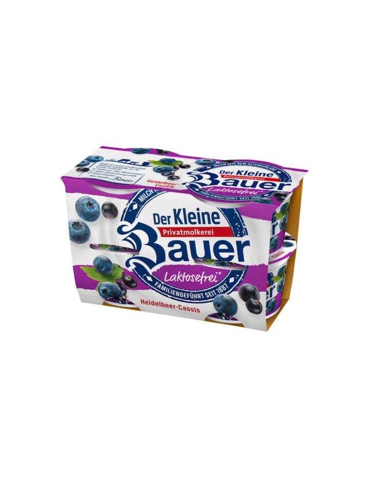 Bauer Fruchtjoghurt Heidelbeer-Cassis 4x100g