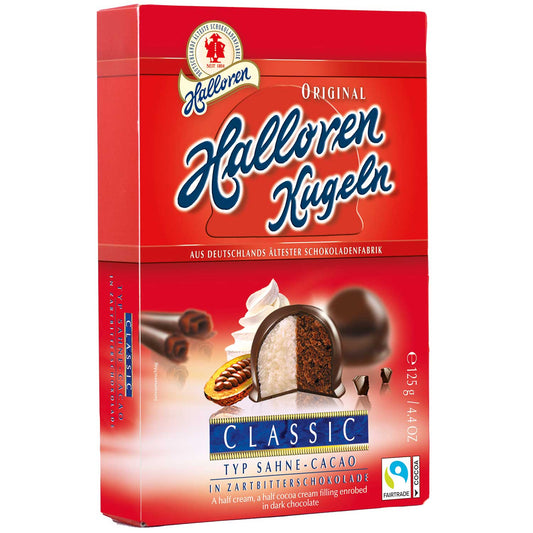 Halloren Kugeln Sahne-Cacao 125g