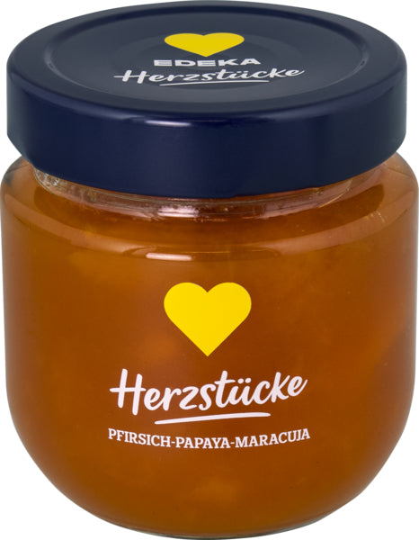 EDEKA Herzstücke Fruchtaufstrich Pfirsich-Papaya-Maracuja 230g