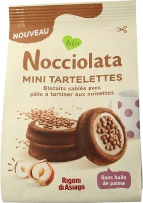Bio Rigoni di Asiago Nocciolata Tartelettes Bianca 250g