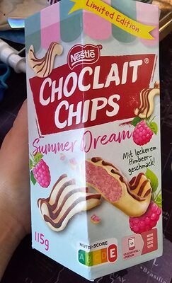 Nestle Choclait Chips Himbeere 115g