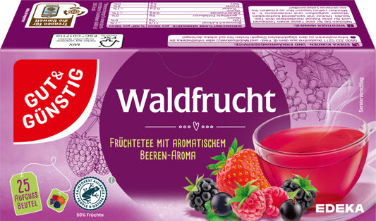 GUT&GÜNSTIG Waldfrucht Tee 25ST 75g