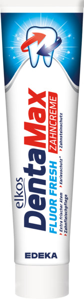 EDEKA elkos DentaMax Zahngel Fluor Fresh 125ml