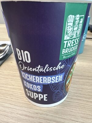 Bio Tressbrüder Orientalische Kichererbsen-Kokos Suppe vegan 400ml