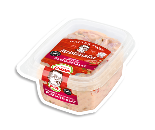 Popp Rindfleisch Fleischsalat würzig pikant 200g