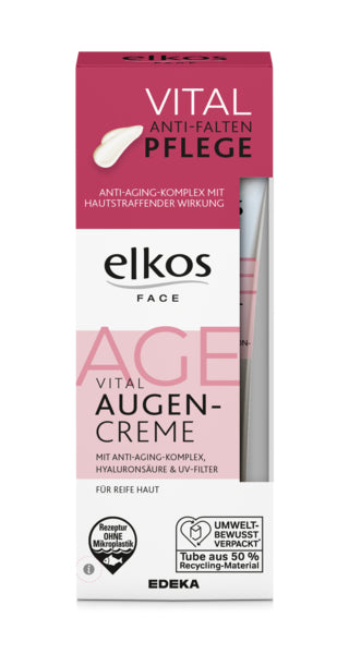 EDEKA elkos Face Augencreme vital 15ml