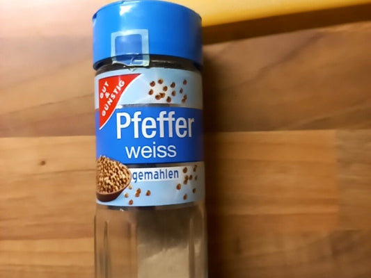 GUT&GÜNSTIG Pfeffer weiß gemahlen 50g