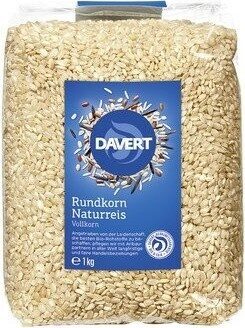 Bio Davert Mühle Naturreis rund 1kg