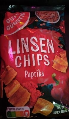 GUT&GÜNSTIG Linsenchips Paprika 90g
