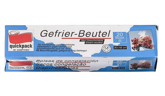 Quickpack Gefrierbeutel 6l 20ST