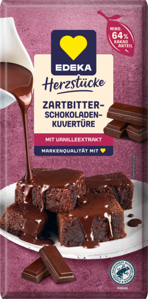 EDEKA Herzstücke Kuvertüre Zartbitter 200g