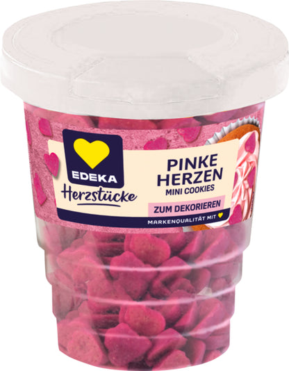 EDEKA Herzstücke Pinke Herzen Mini Cookies 55g