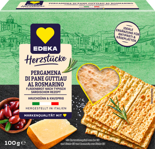 Edeka Herzstücke Sardisches Fladenbrot Rosmarin 100g